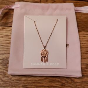 Summer & Rose Dreamcatcher Necklace